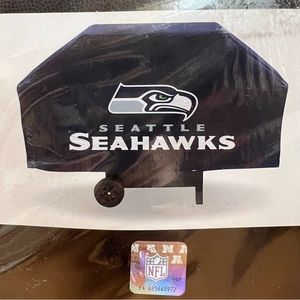 Rico Industries NFL Seattle Seahawks BBQ Grill Cover 68 Inch Black Vinyl NEW